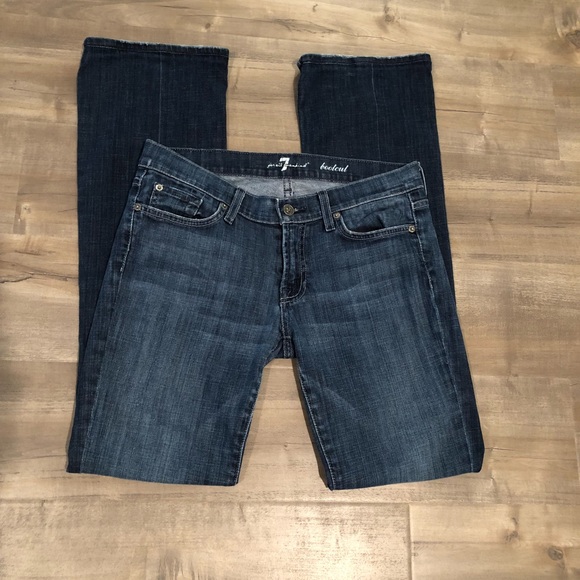7 For All ManKind Blue Jeans - Picture 2 of 5